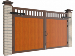 Распашные ворота в алюминиевой раме DoorHan SWG-A, DHPR020, 3x2.5м с приводом