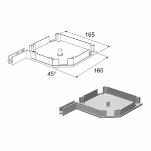 Крышка боковая RK1657016АХ серый антрацит