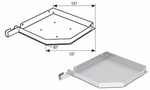 Крышка боковая RSK13701 белая