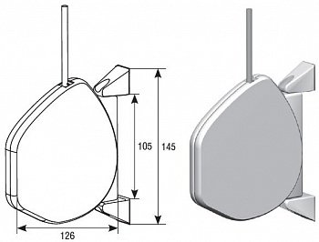 Укладчик для шнура инерционный RHS01 бел.