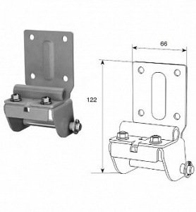 Кронштейн нижний угловой модифицированный регулируемый RAL9003