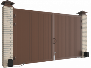 Распашные ворота в алюминиевой раме DoorHan SWS, DHPR000, 4x2.5м